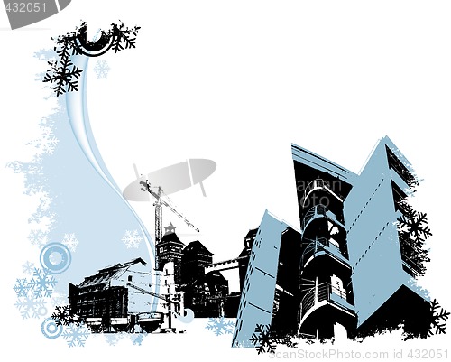 Image of winter, industrial site