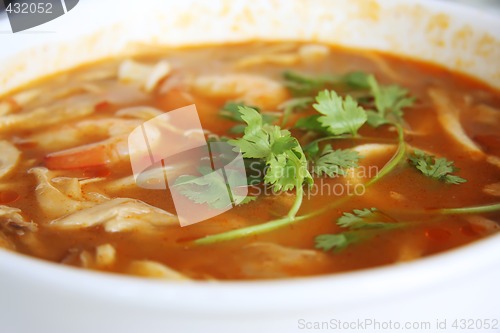 Image of Spicy thomyam soup