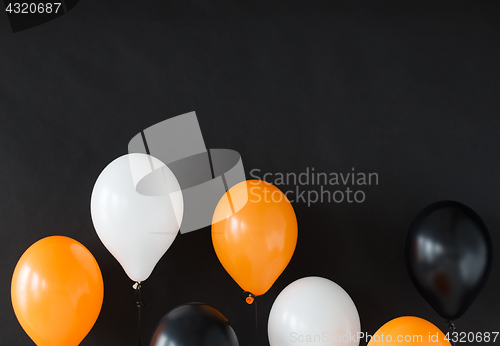 Image of air balloons for halloween or birthday party