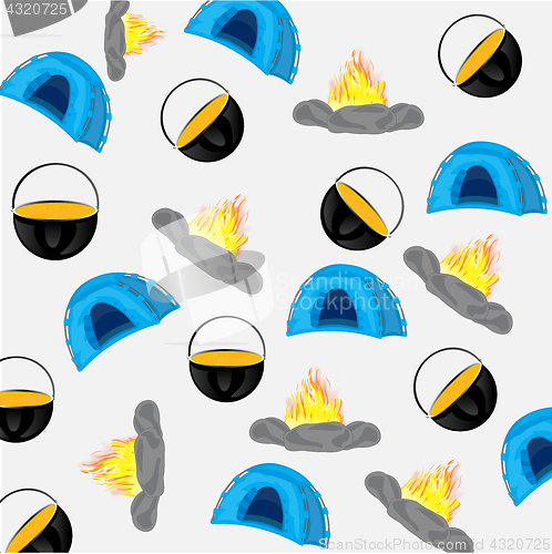 Image of Set of the tourist on white background