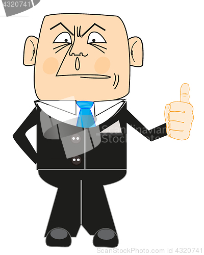 Image of Cartoon men in suit