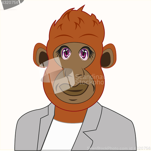 Image of Gorilla in suit
