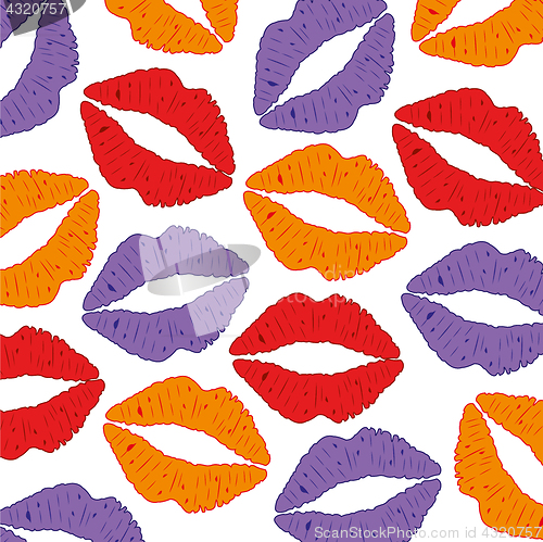 Image of Background from feminine lips