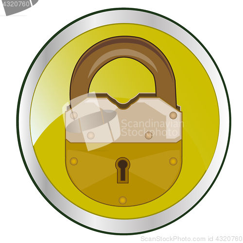 Image of Lock on button