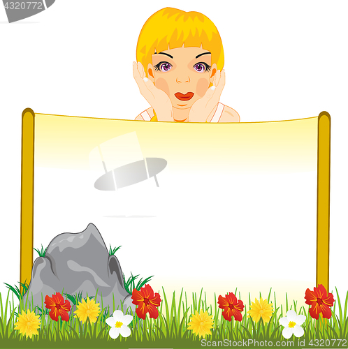 Image of Nature poster and girl