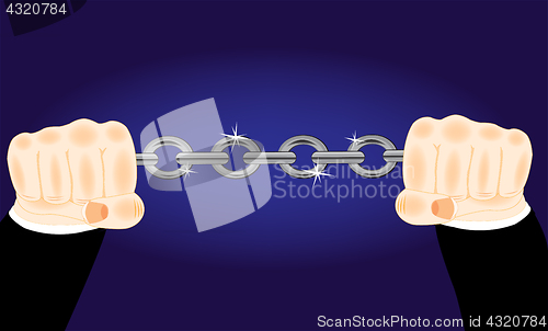 Image of Chain in hand