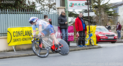 Image of The Cyclist Mickael Delage - Paris-Nice 2016