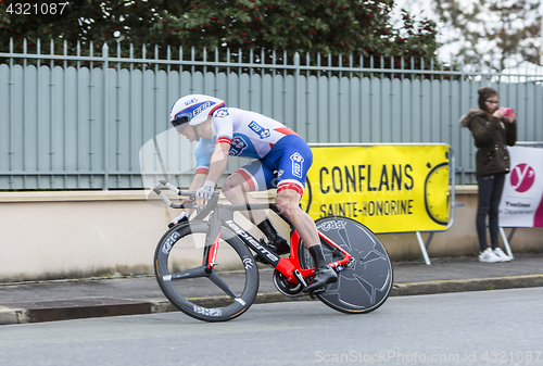 Image of The Cyclist Mickael Delage - Paris-Nice 2016