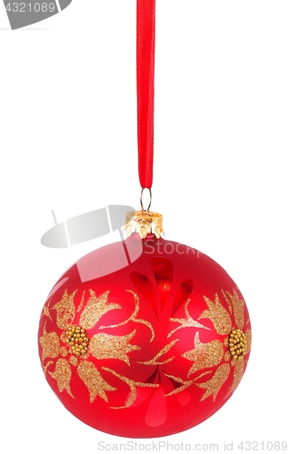 Image of Christmas bauble on white