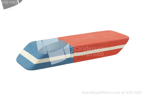 Image of Rubber eraser on white