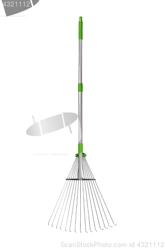 Image of Lawn rake on white