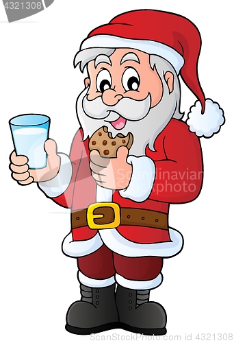 Image of Santa Claus breakfast theme 1