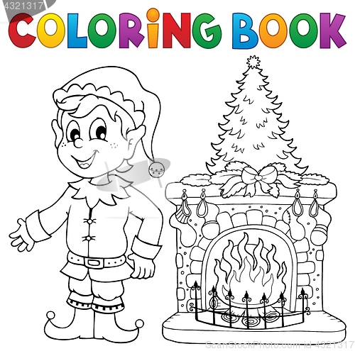 Image of Coloring book Christmas thematics 8