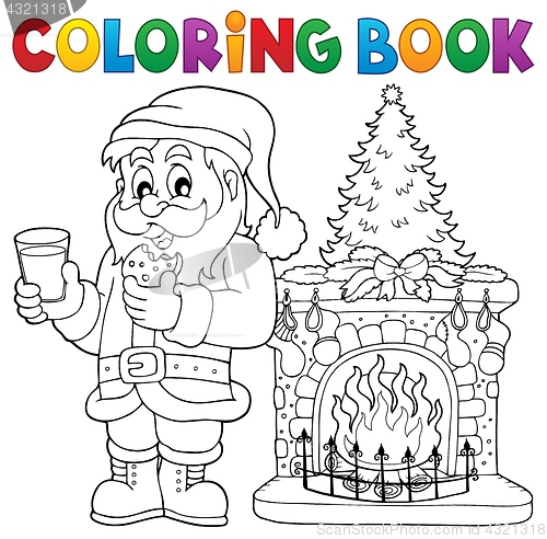 Image of Coloring book Santa Claus thematics 2