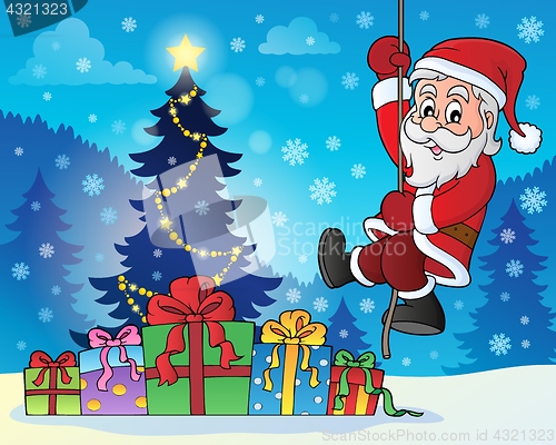 Image of Climbing Santa Claus theme image 7