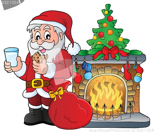 Image of Santa Claus breakfast theme 3