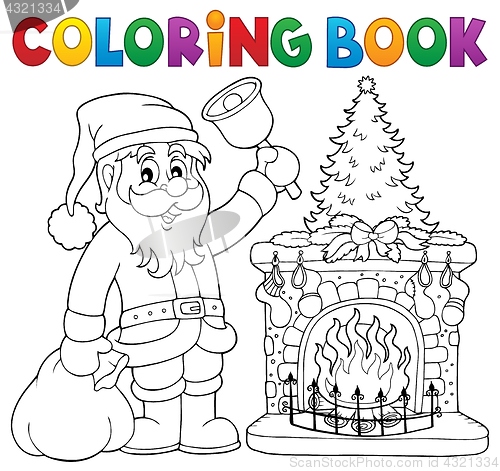 Image of Coloring book Santa Claus thematics 1