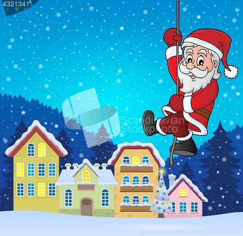 Image of Climbing Santa Claus theme image 5