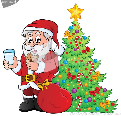Image of Santa Claus breakfast theme 4