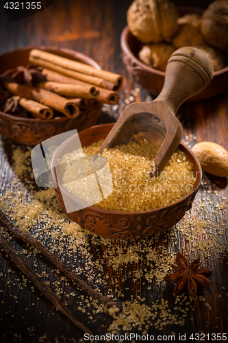 Image of Baking ingredients and spices