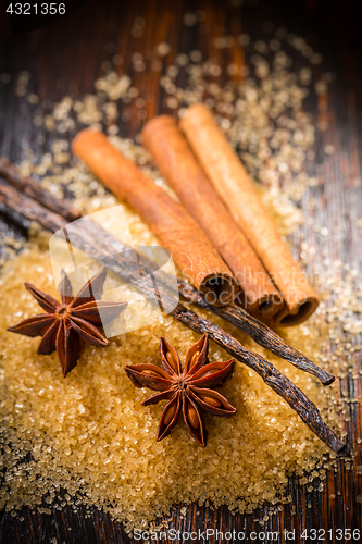 Image of Baking ingredients and spices