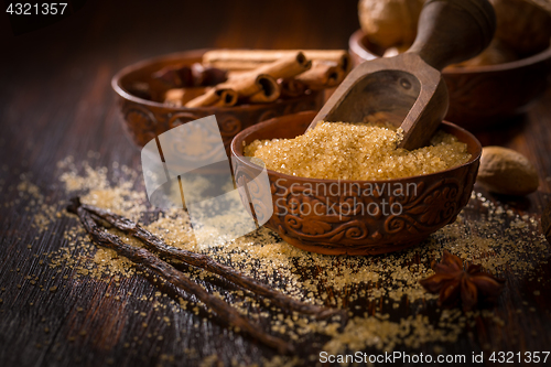 Image of Baking ingredients and spices