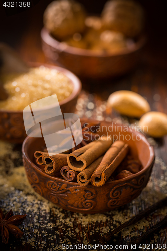 Image of Baking ingredients and spices