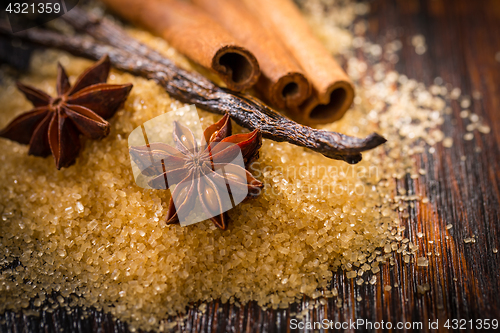 Image of Baking ingredients and spices