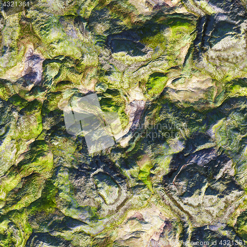 Image of aerial view of a wild landscape seamless