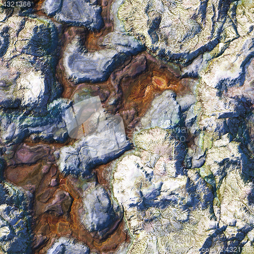 Image of aerial view of a wild landscape seamless