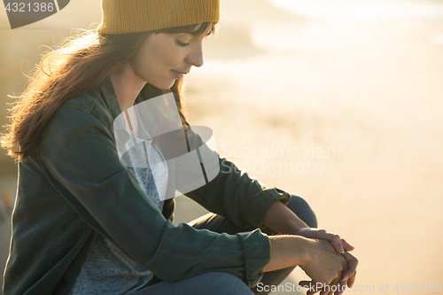 Image of Sitting over the cliff