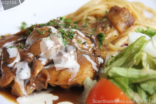 Image of Chicken with pasta