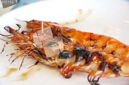 Image of Grilled prawns