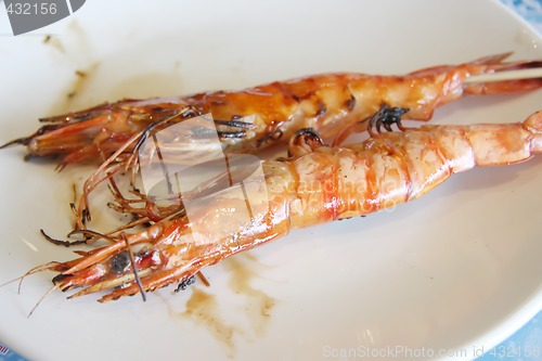 Image of Grilled prawns