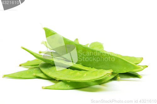 Image of Snow peas flat green bean 