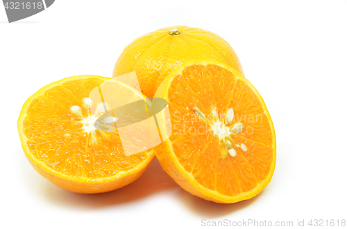 Image of Mandarin oranges with segments