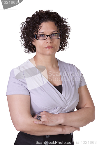 Image of close up of a beatuiful woman - isolated background