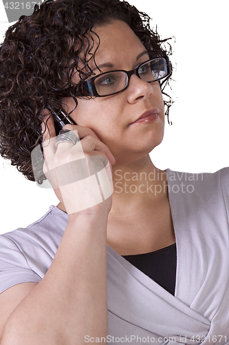 Image of Cute Girl Talking on the Phone