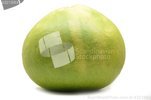 Image of Fresh pomelos on white background
