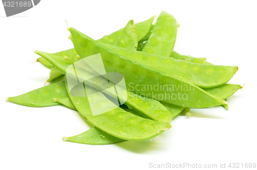 Image of Snow peas flat green bean