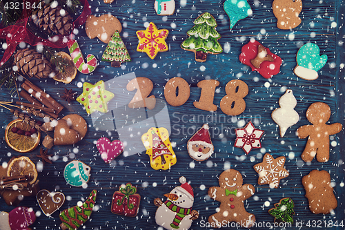 Image of Gingerbreads for new 2017 years