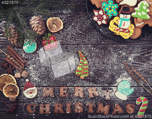 Image of Gingerbreads for new years and christmas