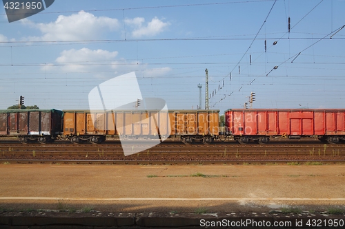 Image of Freight Train Wagons