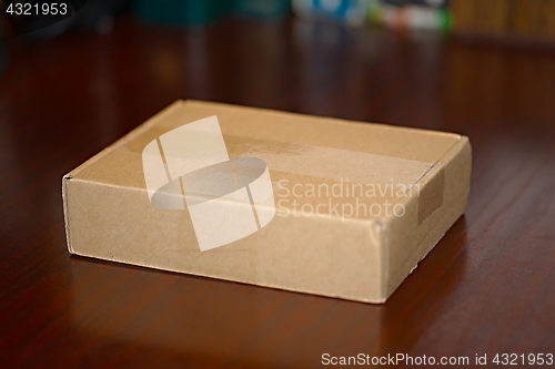 Image of Cardboard Box on a Table