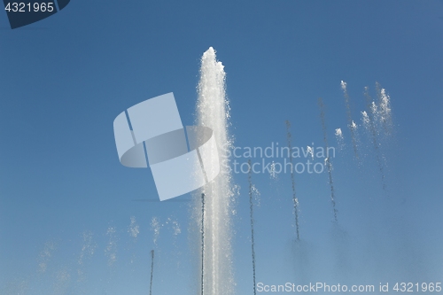 Image of Fountain water jets