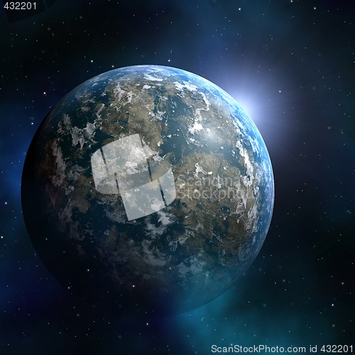 Image of Earthlike planet