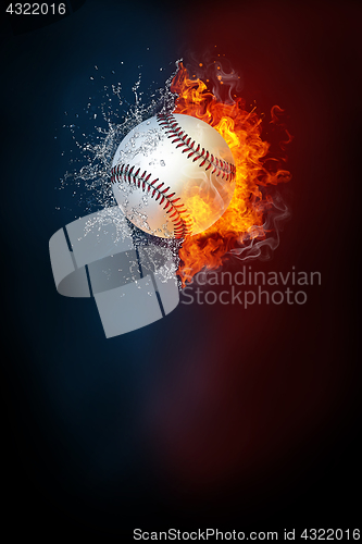 Image of Baseball sports tournament modern poster template.