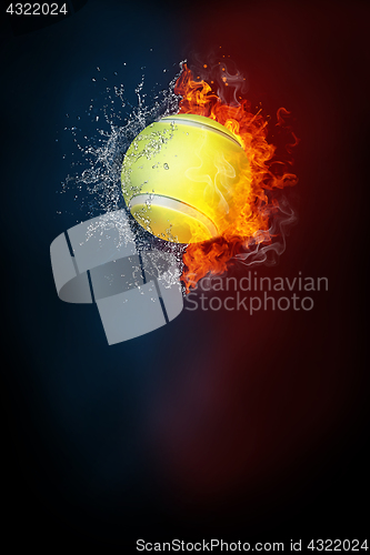 Image of Tennis sports tournament modern poster template.