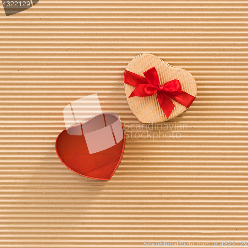 Image of Heart shaped gift box