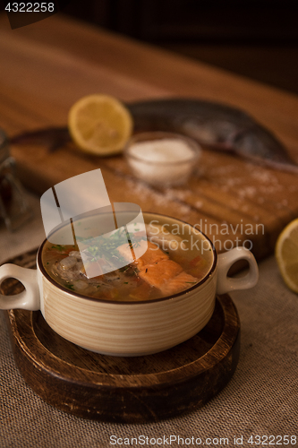 Image of fish soup composition